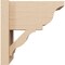 Ekena Millwork 7 1/2-in W x 12-in D x 12-in H Funston Trad Rough Cedar Woodgrain TimberThane Outlooker, Primed Tan OUTUR075X12X12FST04RCPR - alternate 3